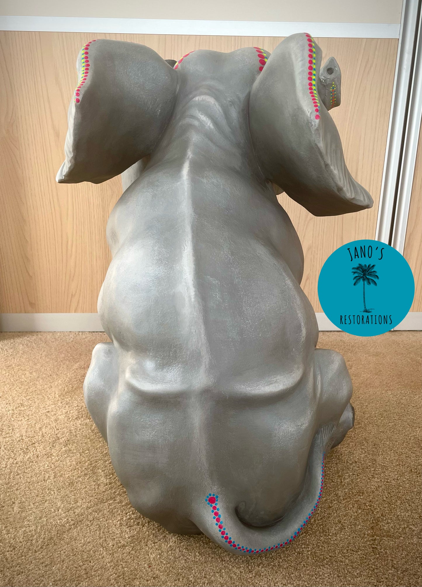 Hand Painted Elephant